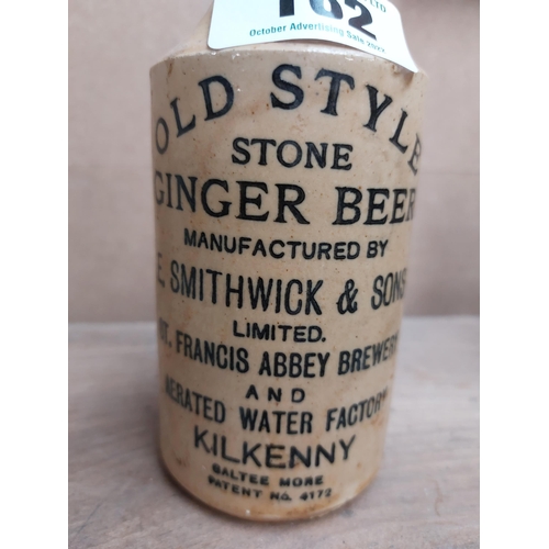 162 - Old Style Stone Ginger Beer manufactured by E Smithwick and Sons Limited St Francis Abbey Brewery an... 