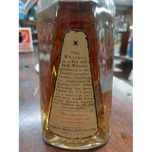 307 - Rare bottle of George Roe Irish Whiskey 16 Years Old Distilled and Bottled By The Dublin Distillers ... 