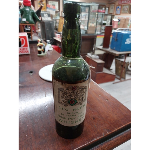 308 - George Roe Irish Whiskey 18 Years Old Distilled { 29cm H }.