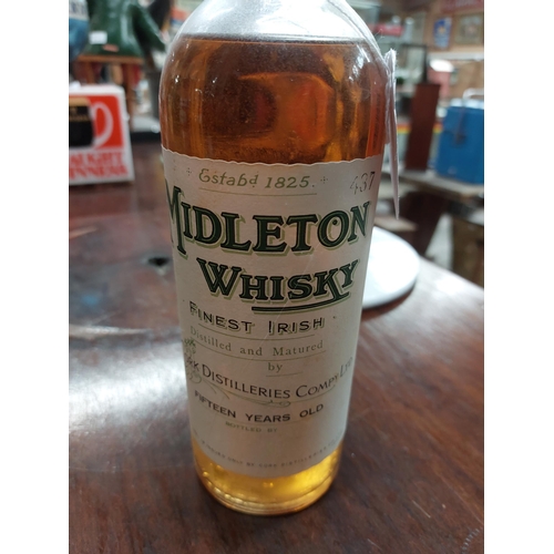 310 - Bottle of Cork Distillers Middleton Finest Whiskey 15 Years old Label 437{ 30cm H }.