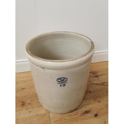 22 - Early 20th. C. Love Fields Potteries stoneware jar {47cm H X 40cm Dia }.