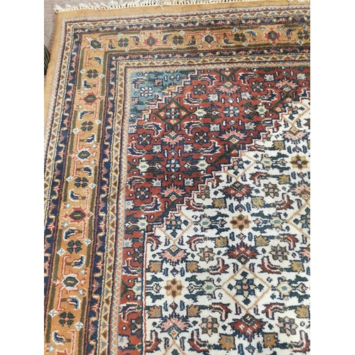 226 - Tabriz hand knotted 100% wool carpet {345cm L x 255cm W}