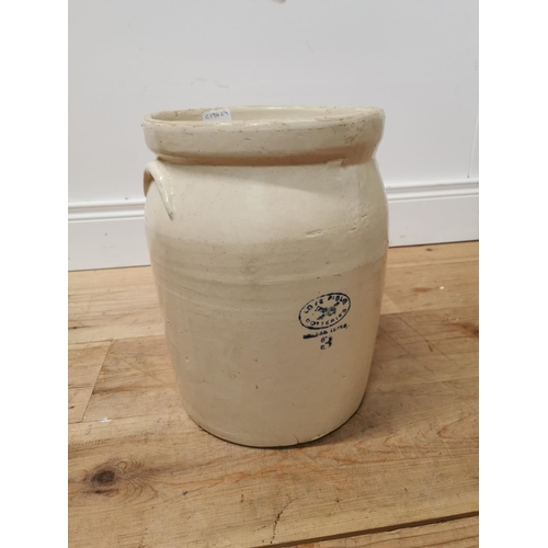 24 - Early 20th. C. Love Fields Potteries stoneware jar {34cm H X 28cm Dia }.