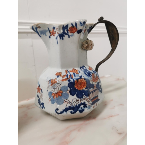 278 - Wedgwood ceramic jug and Mason's ceramic jug { 25cm H X 24cm W X 20cm D & 21cm H X 16cm W X 12cm D }... 