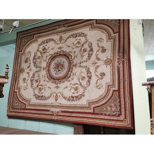 315 - Good quality 19th. C. Aubusson taspestry/rug { 290cm H X 370cm W }.