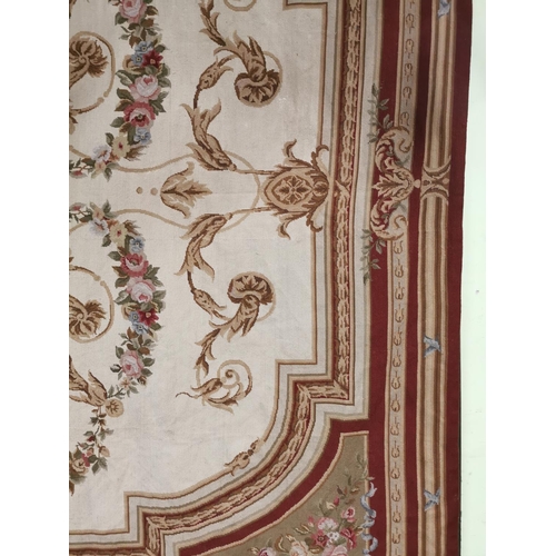 315 - Good quality 19th. C. Aubusson taspestry/rug { 290cm H X 370cm W }.