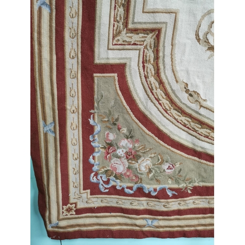 315 - Good quality 19th. C. Aubusson taspestry/rug { 290cm H X 370cm W }.