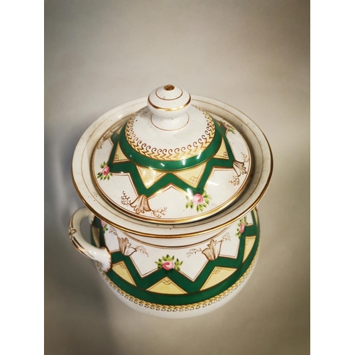 378 - 19th C. ceramic soup tureen {39 cm H x 31 cm W}.