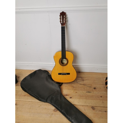 503 - Spanish Palma acoustic guitar with case.