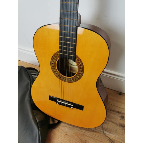 503 - Spanish Palma acoustic guitar with case.