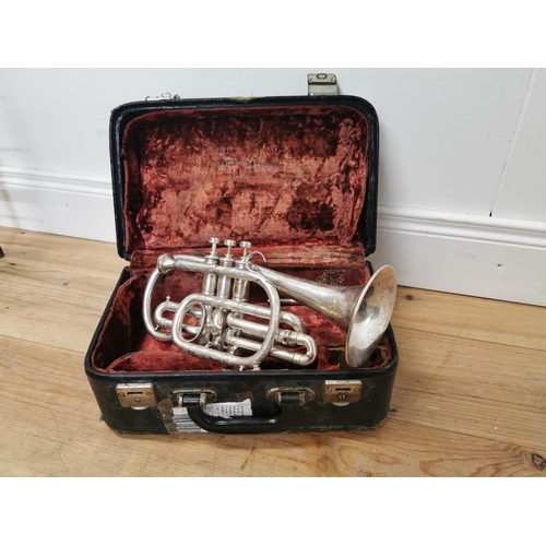 504 - Cornet Hawkes & Sons London in original case.