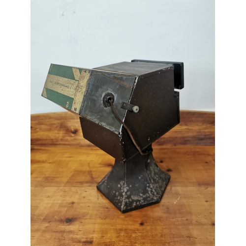 554 - 1940s Gaumont Paris No. 2931 table top stereoscope {36 cm H x 29 cm W x 18 cm D}.