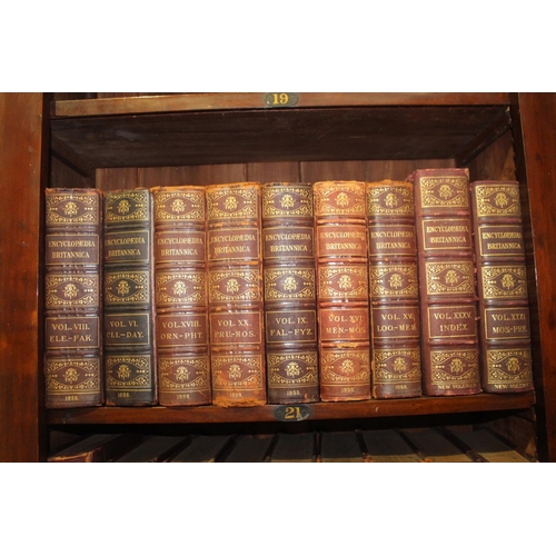 569 - Collection of thirty six 1898 Encyclopaedia Britannica