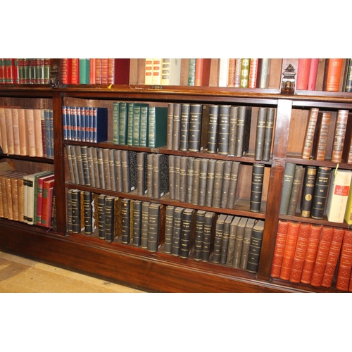 579 - Collection of two hundred and ninety five leather bound books