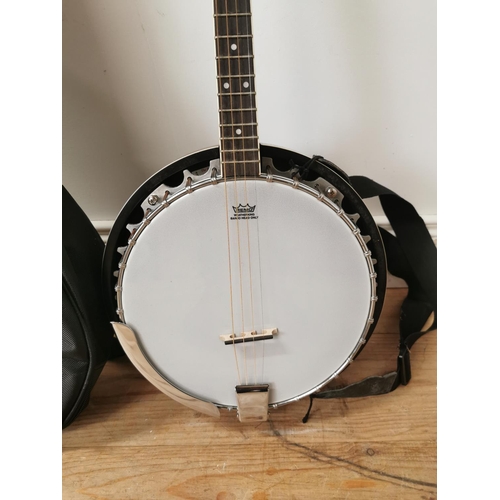 707 - Remo The Bridge banjo and cover