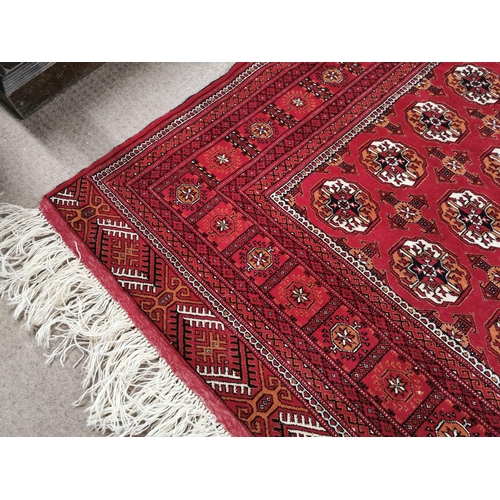 800 - Good quality Persian 100% wool hand knotted carpet square { 310cm L X 210cm W }.