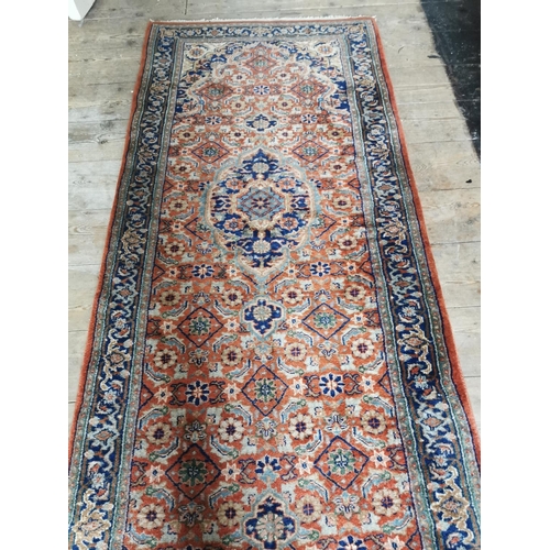 761 - Decorative Bidjar Laufer carpet runner {395 cm L x 85 cm W}.