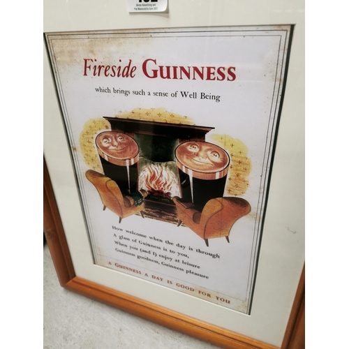 192 - Guinness a Day is Good For You framed advertising print. {60 cm H x 50 cm W}.