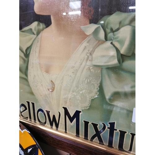 276 - Smoke Murray's Mellow Mixture framed advertising showcard. {57 cm H x 47 cm W}.