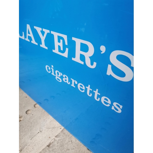 30 - Perspex Player�s Cigarettes advertising sign. {68 cm H x 67 cm W}.