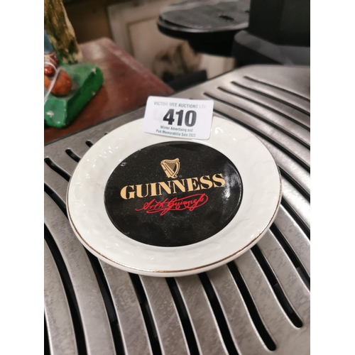 410 - Arthur Guinness ceramic advertising change tray {12 cm Dia.}.