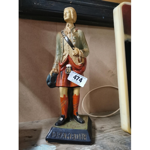 474 - Dubonnet rubberoid advertising figure. {36 cm H x 11 cm W}.