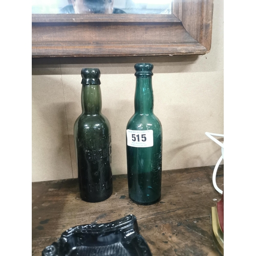 515 - Carlings of Dundalk Brewery and Murphy of Dundalk Bottles. {22 cm H}