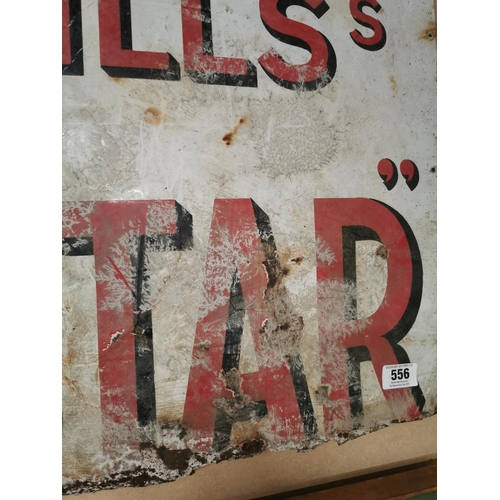 556 - Will�s Star enamel advertising sign. {60 cm H x 55 cm W}.