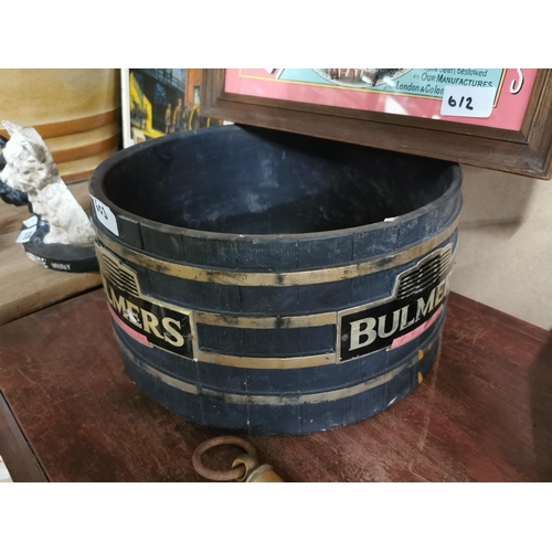 603 - 1980�s Bulmer�s Cider Ice Bucket. {9 cm H x 35 cm Dia}.