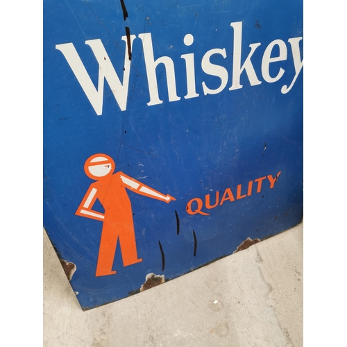 728 - Enamel Jameson Barrel Man advertising sign. {92 cm H x 60 cm W}.