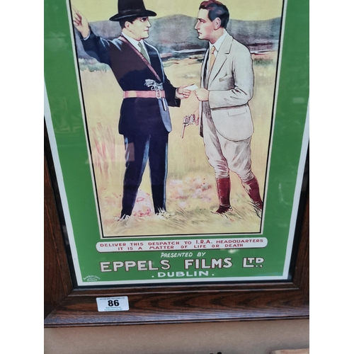 86 - Irish Destiny The Great Spectacular Film of The War In Ireland � Eppel�s Films Ltd framed advertisin... 