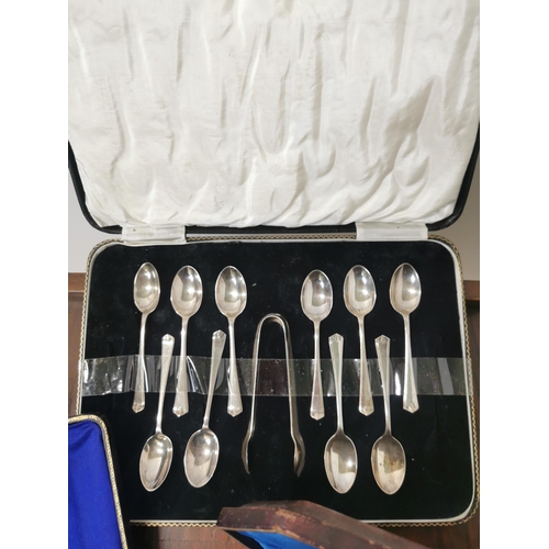 95 - Collection of silver plated cutlery in presentation boxes