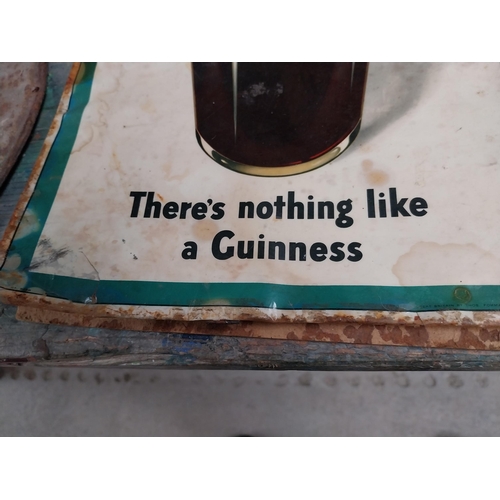 195 - My Goodness there is nothing like a Guinness Perspex advertising showcard - in need of restoration {... 