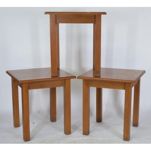 215 - Three pub tables {77 cm H x 71 cm Dia.}.