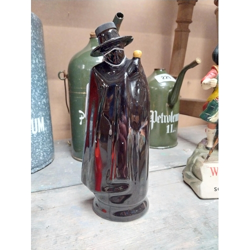 230 - Wade ceramic Sandeman Port  advertising figure. {21 cm H x 9 cm W x 6 cm D}.