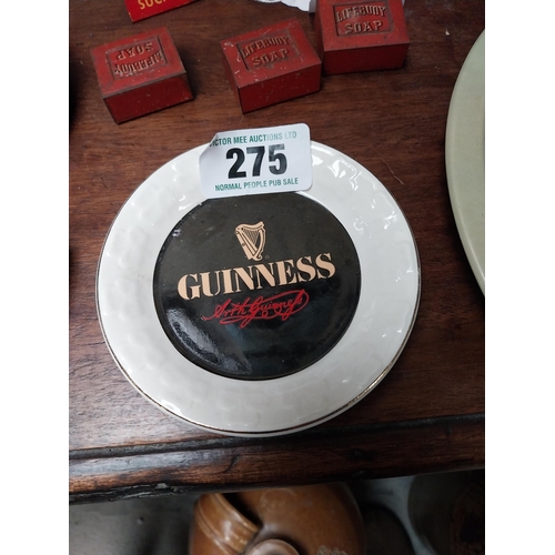 275 - Arthur Guinness ceramic advertising change tray {12 cm Dia.}.