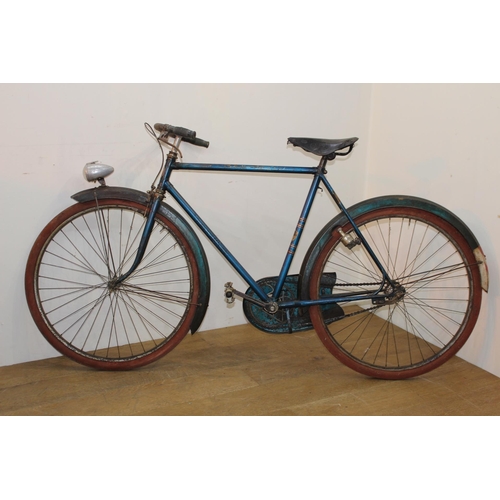 286 - Premier bike with Pryma leather seat {94 cm H x 170 cm W x 48 cm D}.