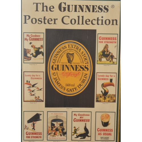 305 - The Guinness Poster Collection framed advertising print {83 cm H x 58 cm W}.