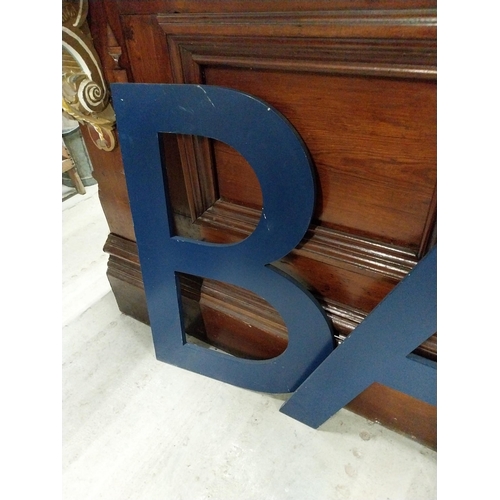 426 - Wall hanging BAR sign. {78 cm H}.