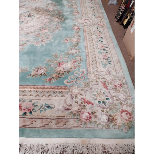 119 - Good quality decorative carpet square {490 cm L x 365 cm W}.