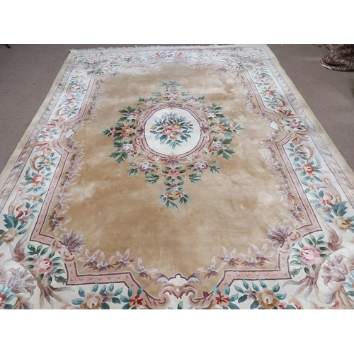 210 - Decorative carpet square {380 cm L x 275 cm W}.