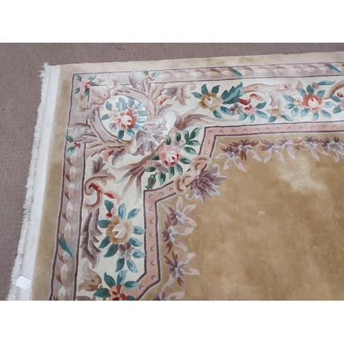 210 - Decorative carpet square {380 cm L x 275 cm W}.