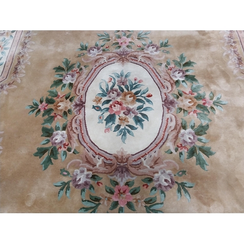 210 - Decorative carpet square {380 cm L x 275 cm W}.