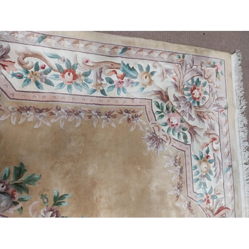 210 - Decorative carpet square {380 cm L x 275 cm W}.