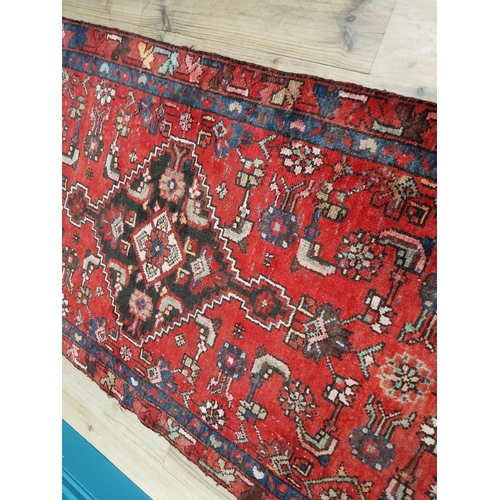 275 - Decorative hand knotted Persian carpet runner {276 cm L x 95 cm W}.