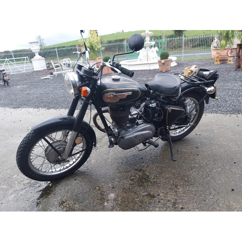 268 - 1984 Royal Enfield Bullet 350cc motor bike with tax book.