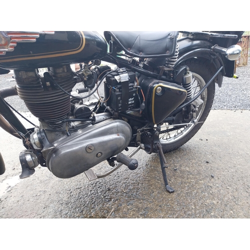 268 - 1984 Royal Enfield Bullet 350cc motor bike with tax book.