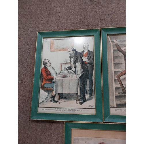 907 - Set of two framed United Ireland newspaper prints. A sickening rehash and As you were.{ 44 cm H x 32... 