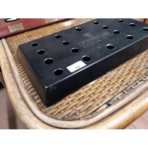 990 - Guinness drip tray. { 4 cm H x 41 cm W x 22 cm D}.