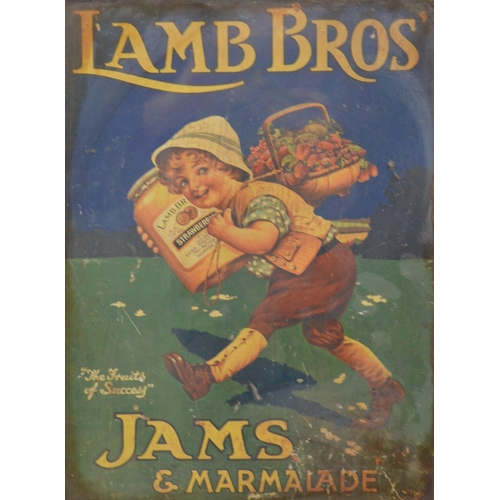 100A - Lamb Bros. Jams and marmalade  {51cm H x 41cm W}